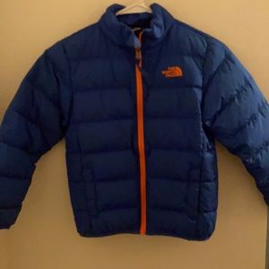 The North Face puffer jacket.